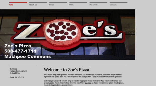 zoespizza.com