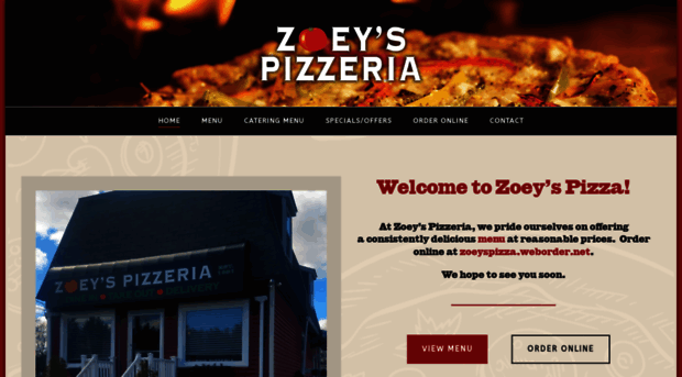 zoeyspizzaonline.com