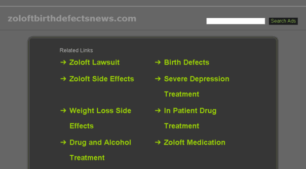 zoloftbirthdefectsnews.com