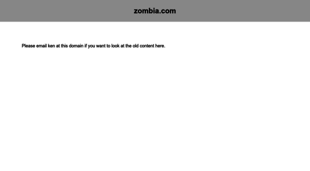 zombia.com