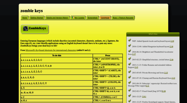zombiekeys.mozdev.org