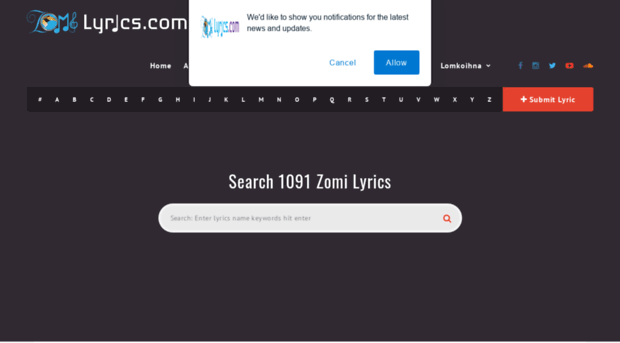 zomilyrics.com
