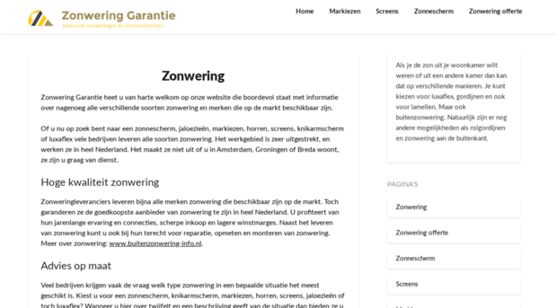 zonwering-garantie.nl