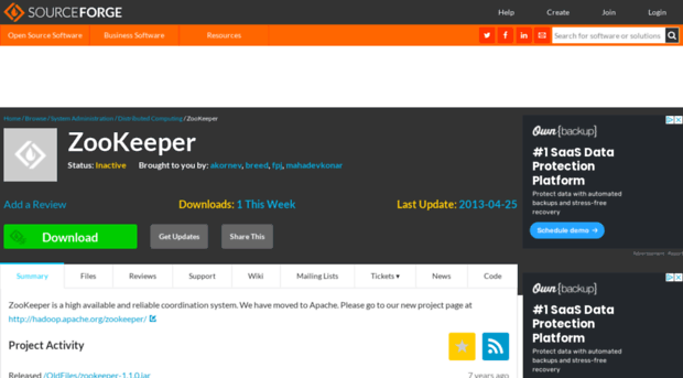 zookeeper.wiki.sourceforge.net