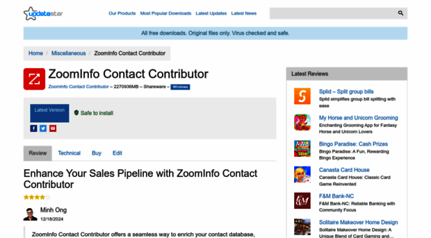 zoominfo-contact-contributor.updatestar.com
