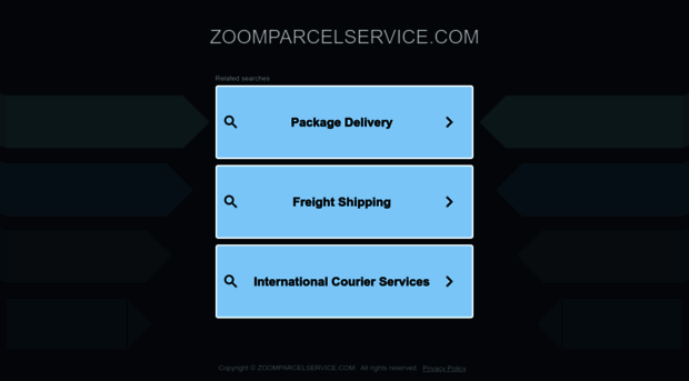 zoomparcelservice.com