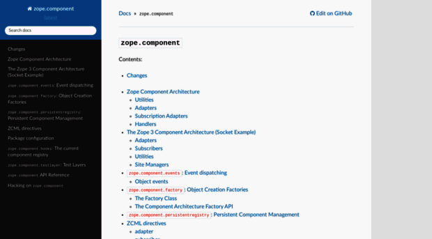 zopecomponent.readthedocs.io