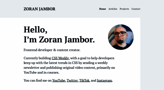 zoranjambor.com