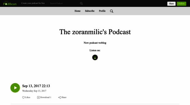 zoranmilic.podbean.com