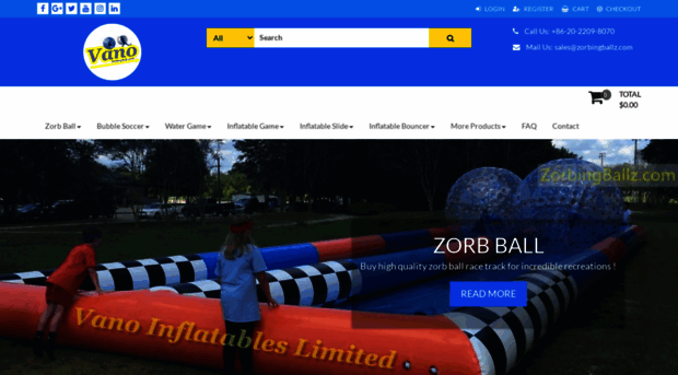 zorbingballz.com