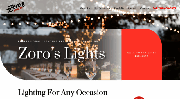 zoroschristmaslights.com