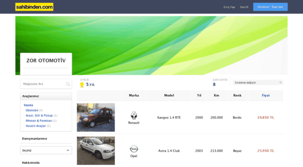 zorotomotiv.sahibinden.com