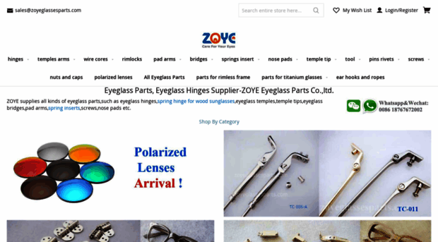 zoyeglassesparts.com