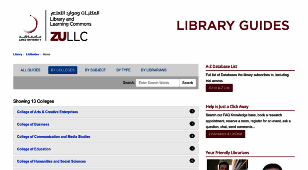 zu.libguides.com
