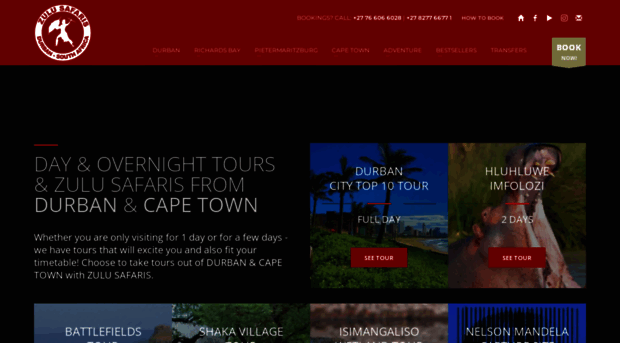 zulusafaris.com