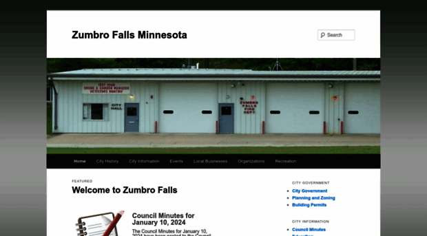 zumbrofallsmn.org