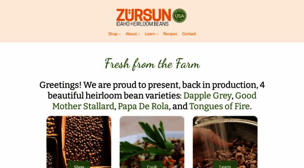 zursunbeans.com