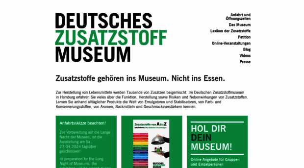 zusatzstoffmuseum.de