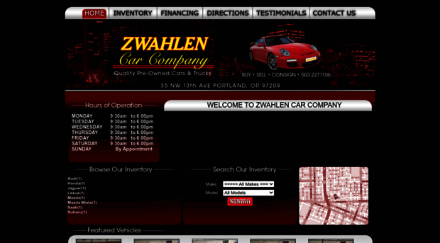 zwahlencarcompany.com