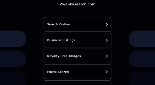 zwankysearch.com