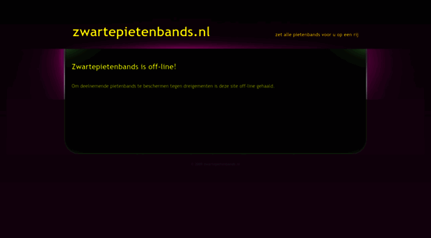 zwartepietenbands.nl