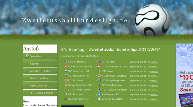 zweitefussballbundesliga.de