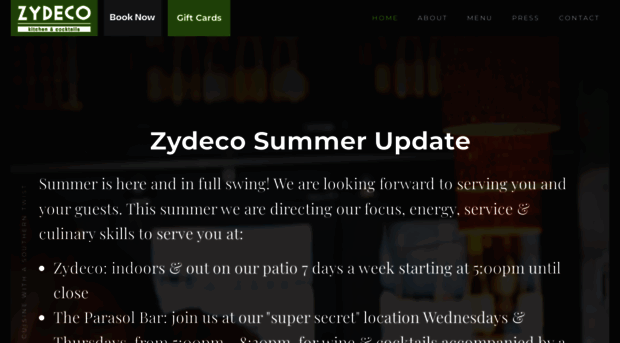 zydecokitchen.com