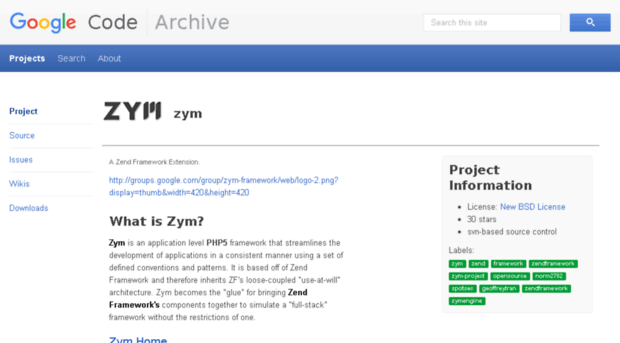 zym.googlecode.com